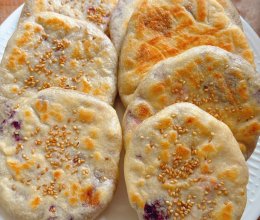 不发面的紫薯饼的做法