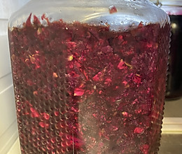 玫瑰花酒的做法