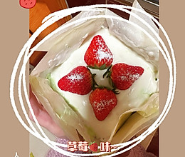 草莓巴斯克蛋糕的做法