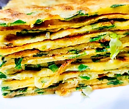 #餐桌上的春日限定#懒人快手韭菜鸡蛋饼的做法