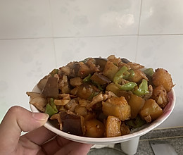 茄子炒肉片的做法