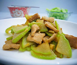 佛手瓜炒肉片的做法