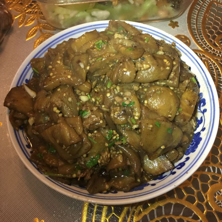健康低油家熬茄子的做法