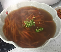 牛肉（羊肉）糊胡萝卜-老爸私房菜的做法
