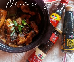 #味达美年味小馆#美•味：臻鲜砂锅鲢鱼煲。的做法