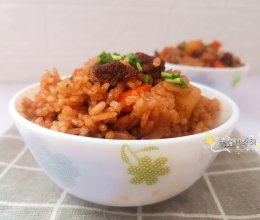 牛肉焖饭的做法