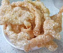 炸肉皮的做法