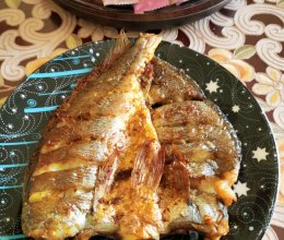 烤黄花鱼的做法