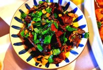 辣椒炒板鸭的做法