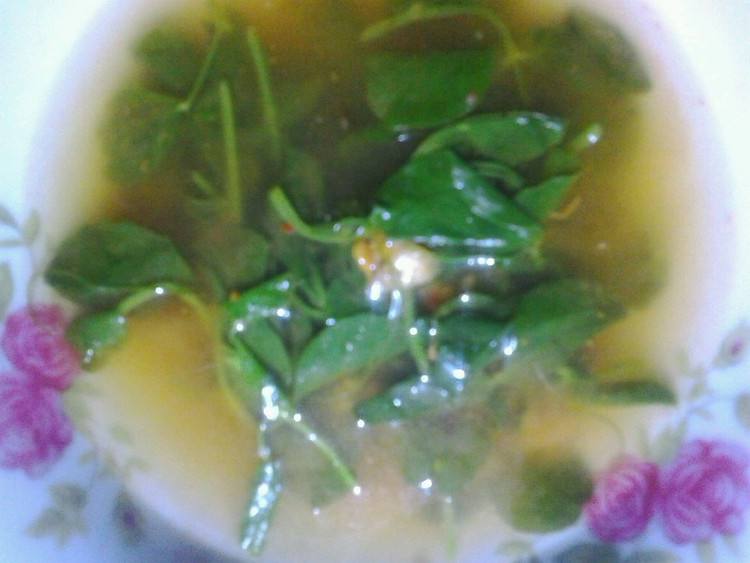 速做豌豆荚汤的做法