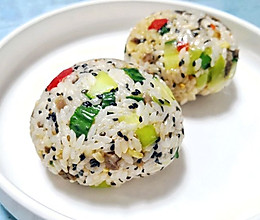 饭团球#轻食##方便午餐#的做法