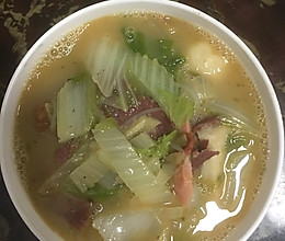 白菜牛肉粉丝汤的做法