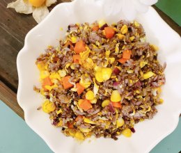 #冬季滋补花样吃法#玉米粒蛋炒饭的做法