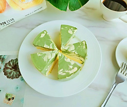 #爱好组-高筋复赛#抓住夏日的尾巴—大理石纹抹茶慕斯的做法