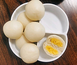 宝宝吃的奶黄包（内附奶黄馅）的做法