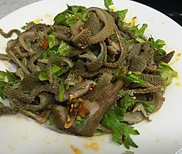 私家红油肚丝的做法