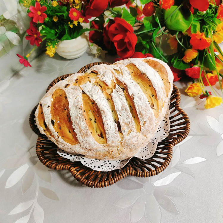 免揉面脆皮无油欧包的做法