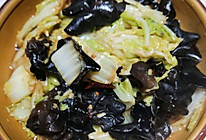 醋溜白菜木耳的做法