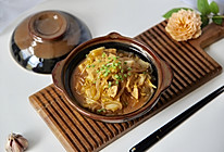 娃娃菜粉条炖冻豆腐的做法