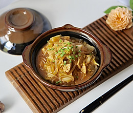 娃娃菜粉条炖冻豆腐的做法
