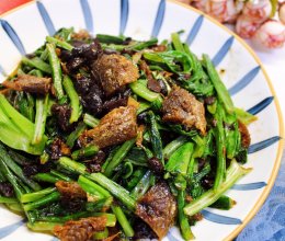 #解腻开胃就吃它#豆豉鲮鱼油麦菜的做法