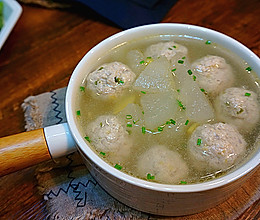 冬瓜肉丸汤的做法