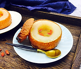 #美味烤箱菜，就等你来做！#冰糖枸杞烤梨的做法