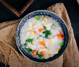 早渔人家|鱼糕鲜稀饭的做法