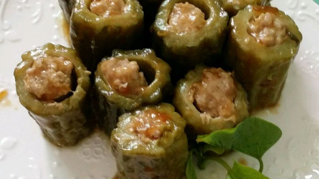 猪肉酿苦瓜的做法