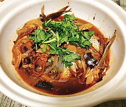 鱼头泡饼的做法