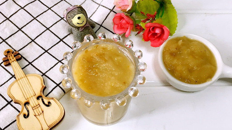 宝宝腹泻食谱——蒸苹果泥!的做法