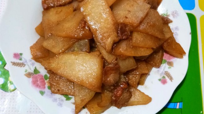 冬瓜片炒肉的做法