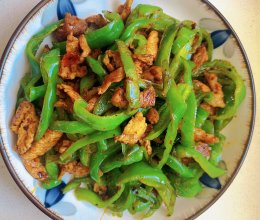 青椒丝炒肉丝的做法