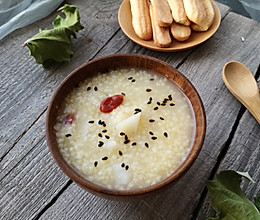 小米山药粥的做法