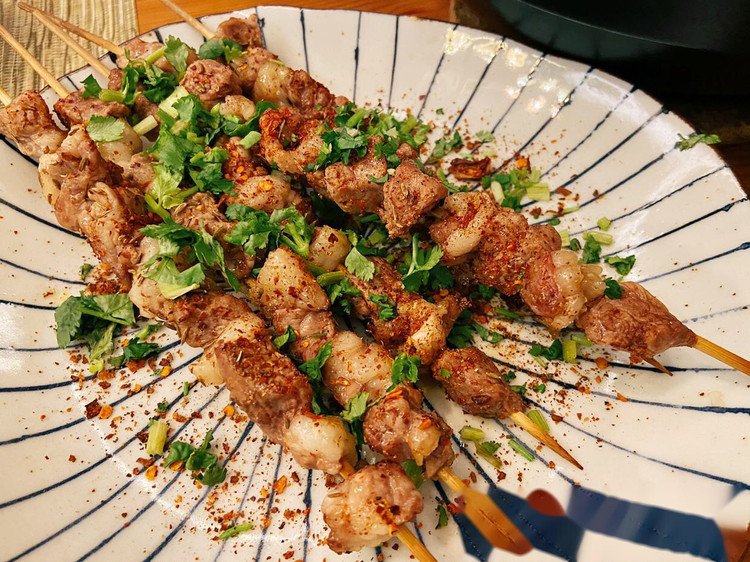 烤箱+炭烤牛肉串的做法