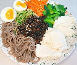 豆花素拌面,干香又够味的夏日花样凉面的做法