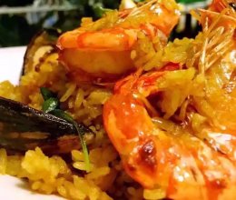 泰式咖喱海鲜炒饭的做法