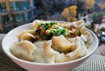 荠荠菜素饺子的做法