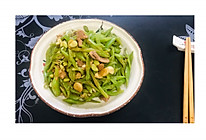 芸豆炒肉丝的做法