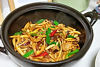 干锅茶树菇的做法