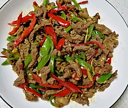 辣椒炒牛肉的做法