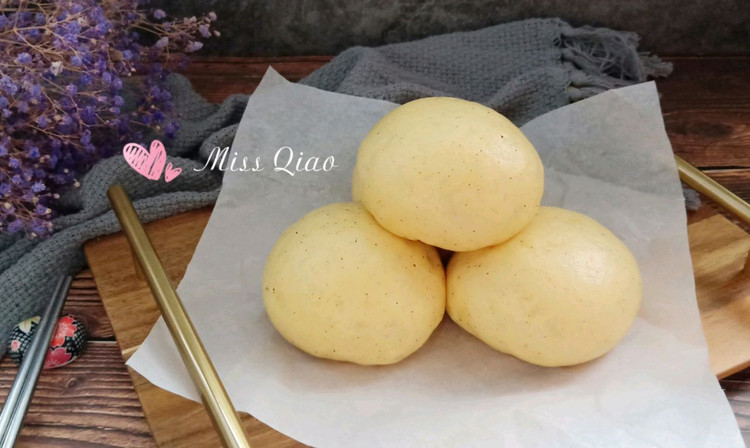 火龙果奶香馒头的做法