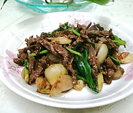 #下饭红烧菜#毛葱烧牛肉的做法