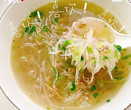 #开启冬日滋补新吃法#牛肉萝卜丝汤的做法
