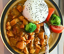 (茶餐厅版)咖喱鸡肉饭的做法