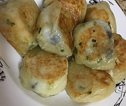 香煎手抓饼汤圆的做法