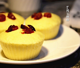 好吃不上火的蔓越莓蒸蛋糕#老板电器S205蒸箱试用#的做法
