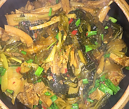 酸菜牛肚锅的做法