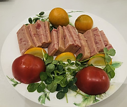 #外婆乡炒出火锅香#火腿摆盘的做法