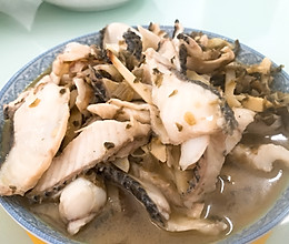 雪菜鱼片的做法